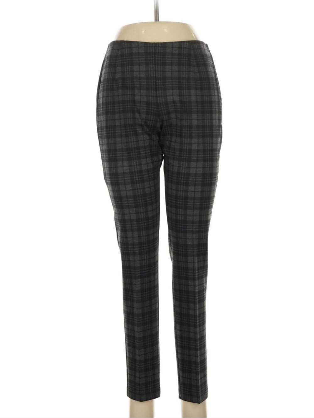 CK Plaid Stretch Skinny Pants